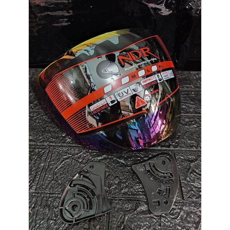 PROMO.. (COD⭐⭐) Kaca /visor helm kyt dj maru/ kyt galxy/ink centro (MURAH)