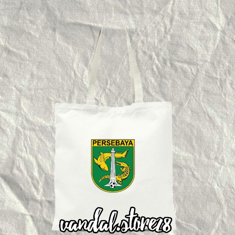 TOTEBAG KANVAS PERSEBAYA /TOTEBAG /TOTEBAG WANITA /TOTE BAG PRIA WANITA MURAH