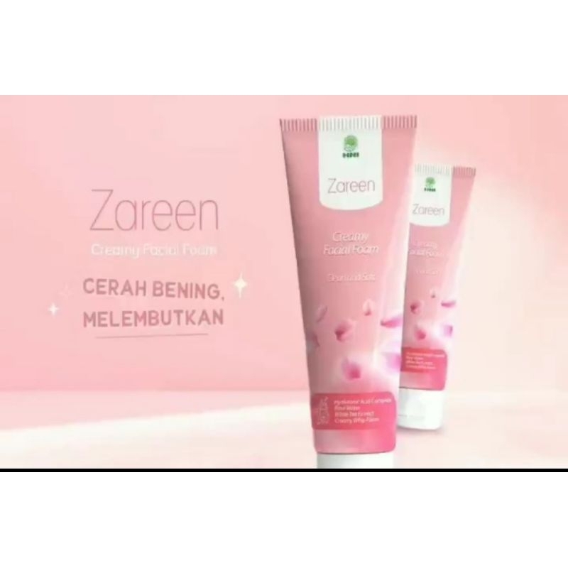 zareen creamy facial foam hni/original/medan
