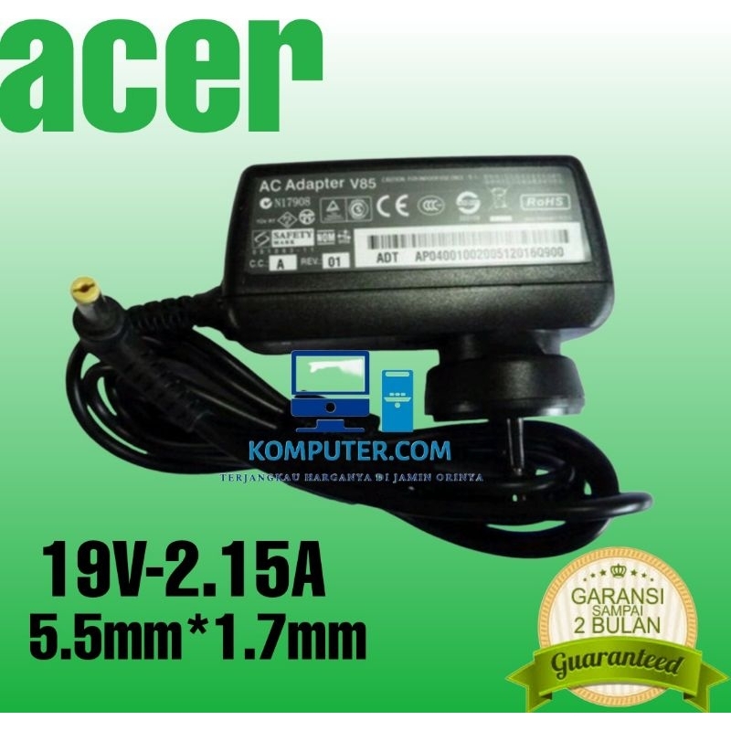 Adaptor Charger Laptop Acer Aspire one  V5-131,V5-132,V5-132P ,V5-171