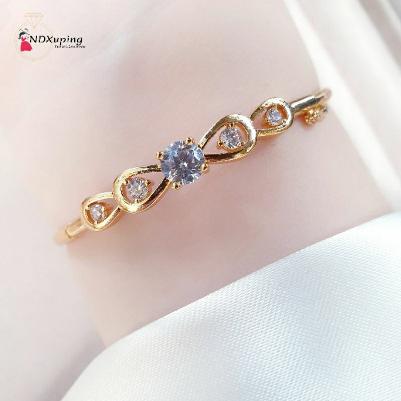 Gelang Tangan Bangle Xuping Pita Permata N01032304