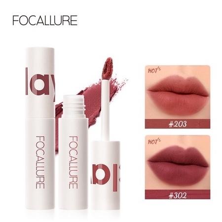 Monsoon - FOCALLURE New Lipstik Cream Velvet-Mist Matte Lip Clay [ BPOM ] FA179