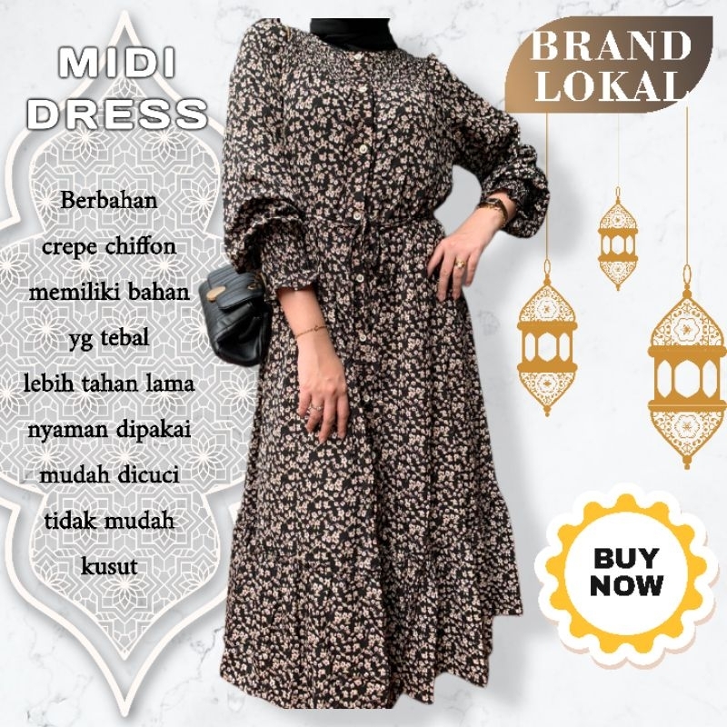 MIDI DRESS MUSLIMAH/GAMIS REMAJA TERBARU