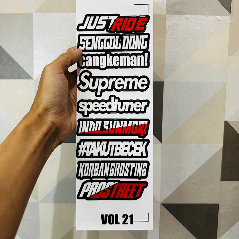 

stiker pack vol 21 - 29 print cutt