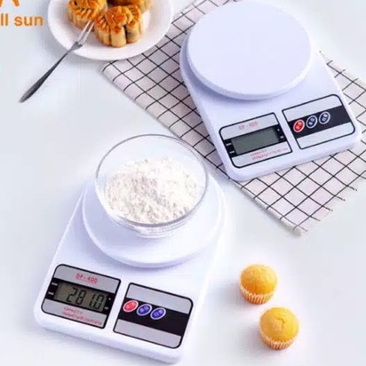 ONLYONE12 Timbangan Dapur Digital / Timbangan Memasak / Timbangan Kue / Timbangan Sembako / Kitchen Scale 10KG SF400 / Timbangan Serbaguna / Alat Ukur Memasak