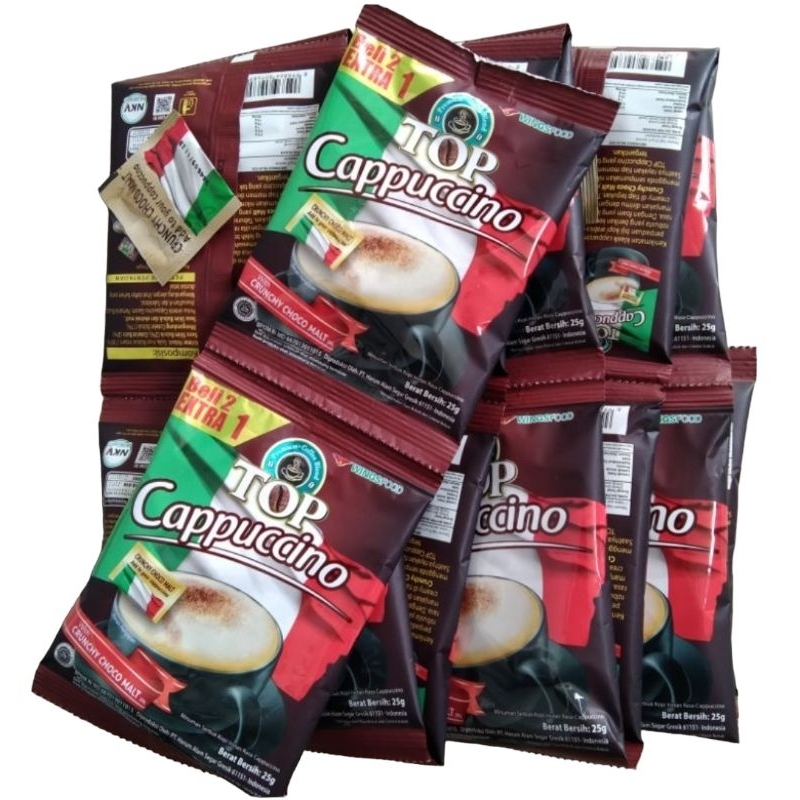 

Kopi TOP CAPPUCCINO Renceng Top Coffee