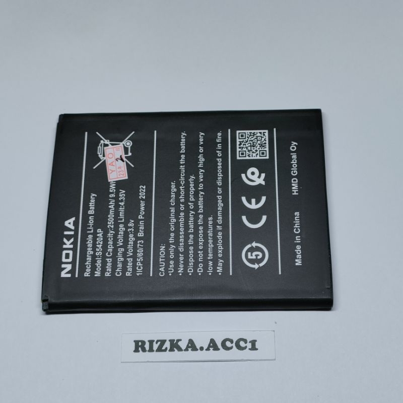 Baterai Batre Nokia Android C1 2020 Model S5420AP TA1165 TA-1165 Original Battery Hp