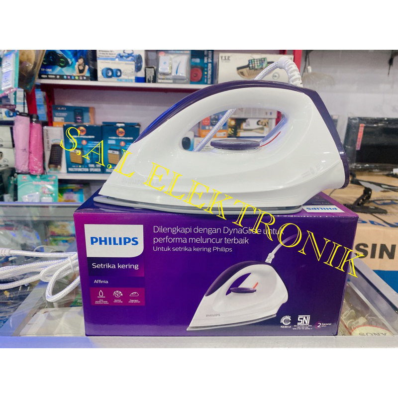 Setrika Philips GC 160 Affinia putih ungu