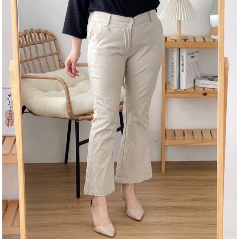 BASIC PANTS CUTBRAY / CELANA CUTBRAY TWIL STREET CELANA WANITA KEKINIAN