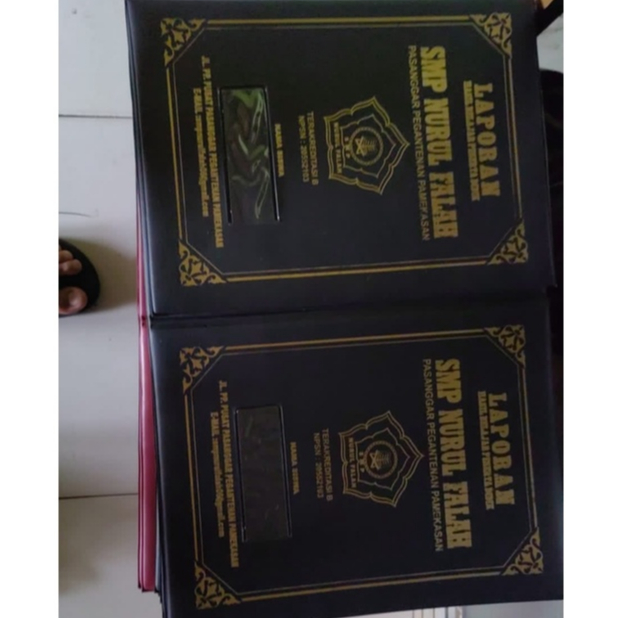 

sampul raport sablon isi 8 lembar