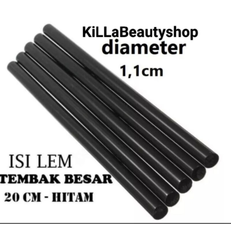 LEM HITAM BAKAR BESAR#REFFIL ISI 10 PCS#LEM GLUE GUN