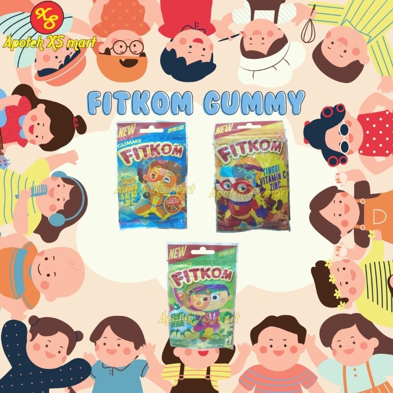 FITKOM GUMMY - VITAMIN GUMMY / JELLY UNTUK ANAK
