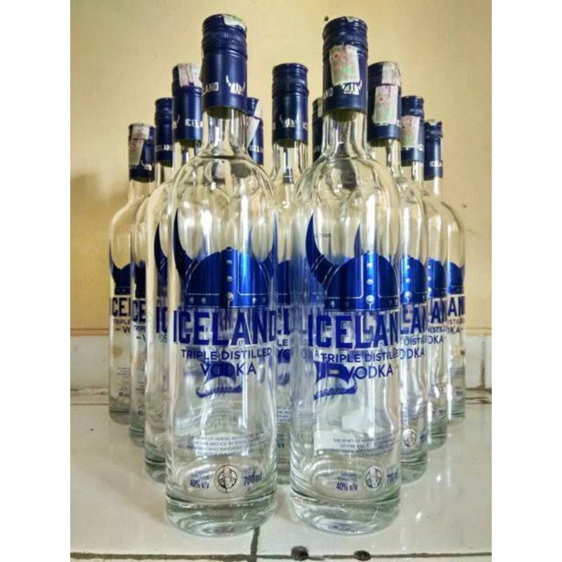 botol 700ml Iceland kosong botol kaca