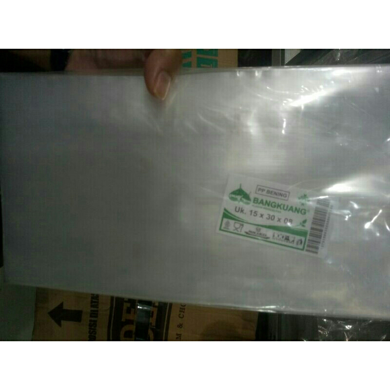 PLASTIK PP TEBAL 0.8 BENGKUANG 15X30