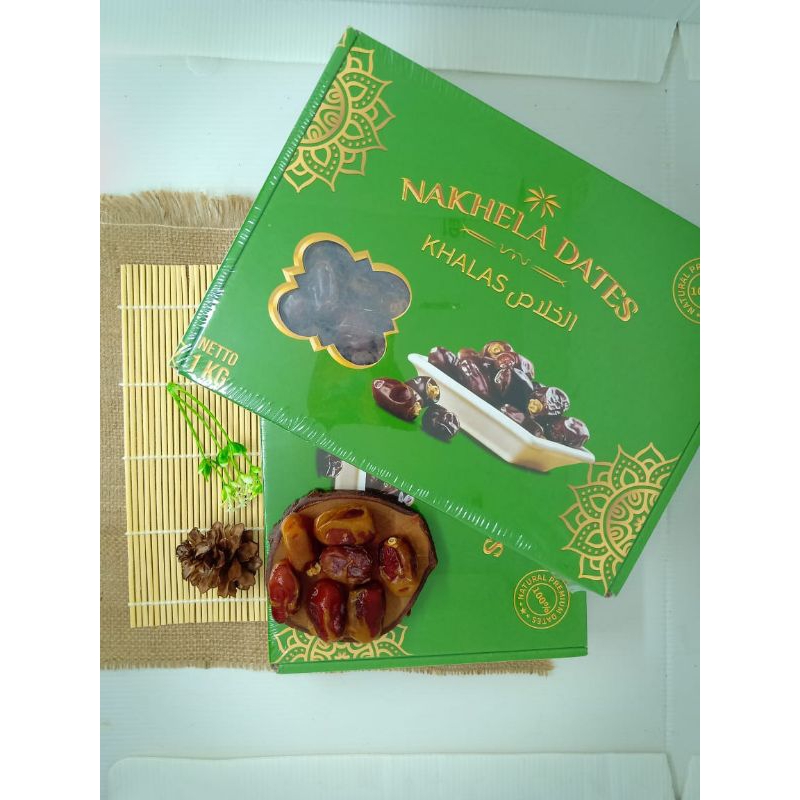 

Kurma Khalas Nakhela Dates Ekslusif Edisi 1kg