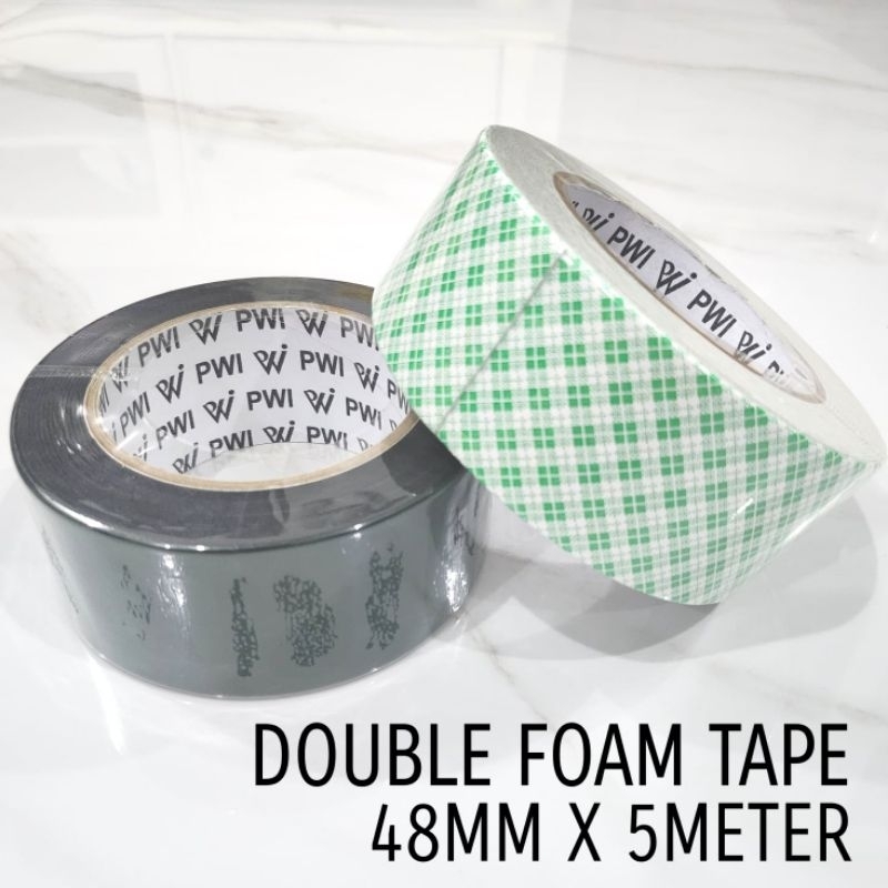 

Solatip Solasi Perekat Double Foam Tape PWI 48mm x 5M Ada 2 Pilihan Warna