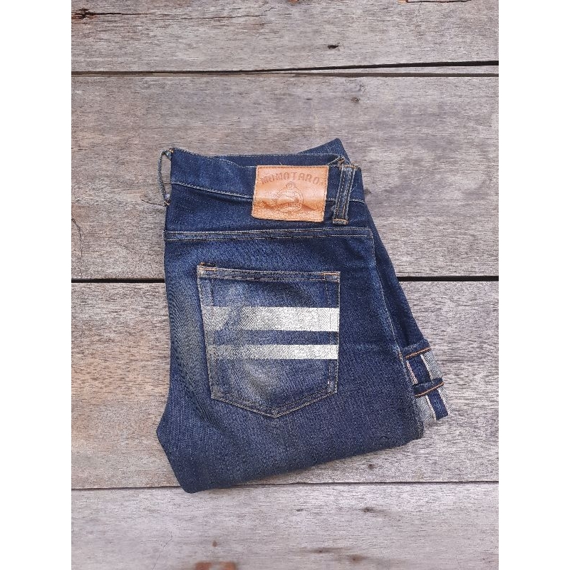 momotaro denim selvedge x japanblue 14,8oz size fit 31 second preloved