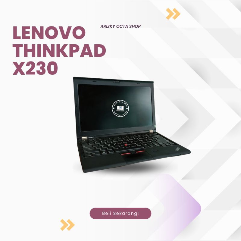 Lenovo Thinkpad X230 Intel Core i5 Ram 16gb ssd 512gb webcam mulus murah bagus dan bergaransi