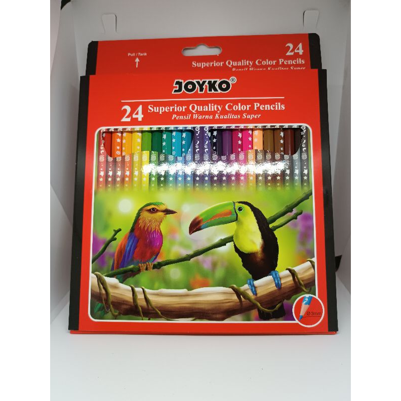 pensil warna isi 24 joyko cp 106