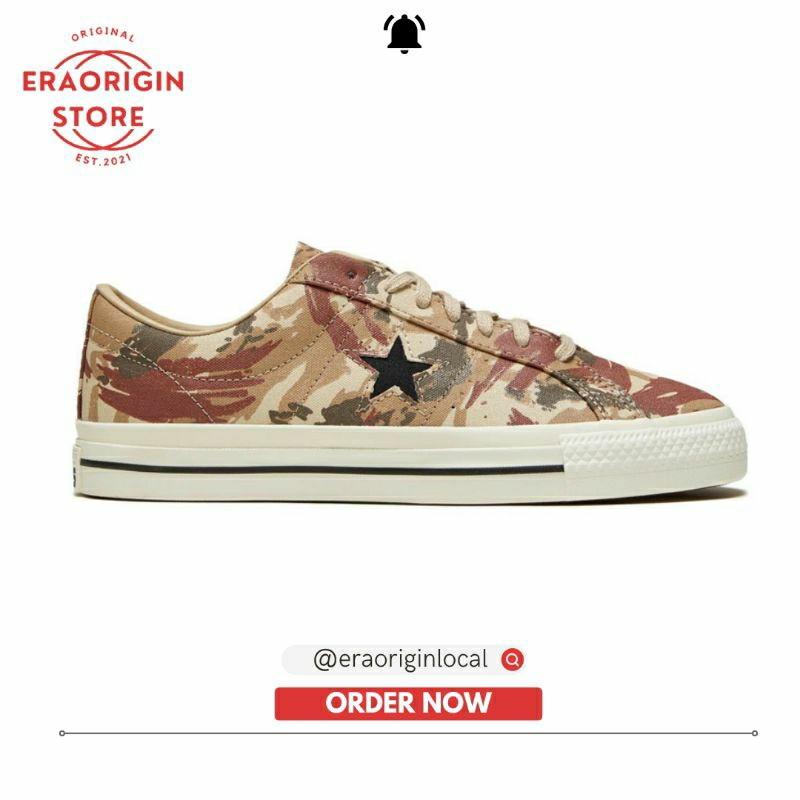 Sepatu Pria Converse One Star Pro Khaki Camo Original