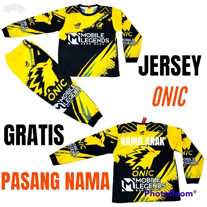 SETELAN BAJU GAMING ANAK, SETELAN BAJU GAMING LENGAN PANJANG