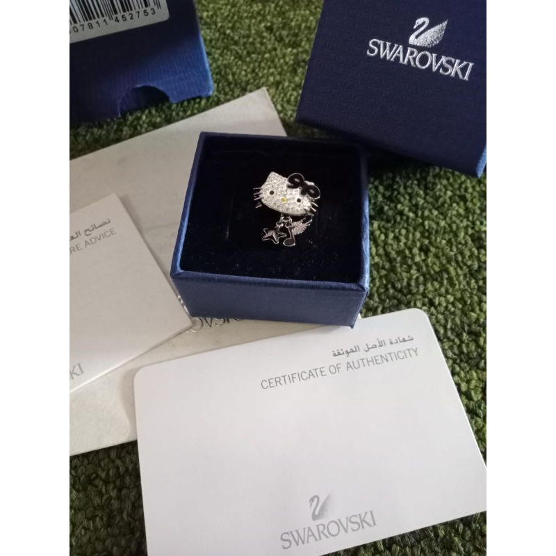 Cincin Swarovski Hello Kitty Original - Swarovski Hello Kitty Ring