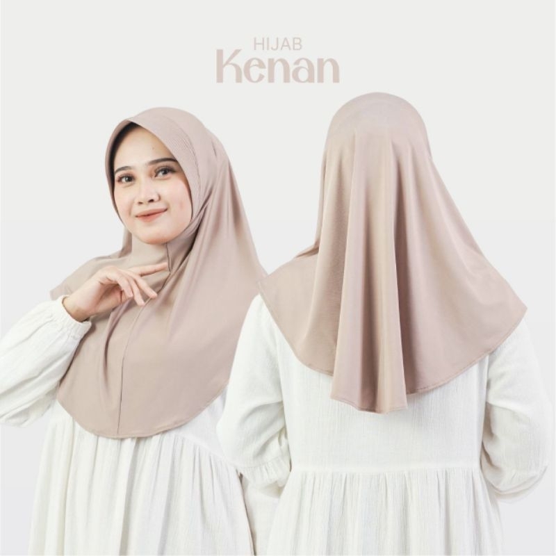 Khimar Keenan / Kenan Hijab Kerudung Jilbab Instan Geblus Syari Menutup Dada Bisa Pakai Inner / Buat