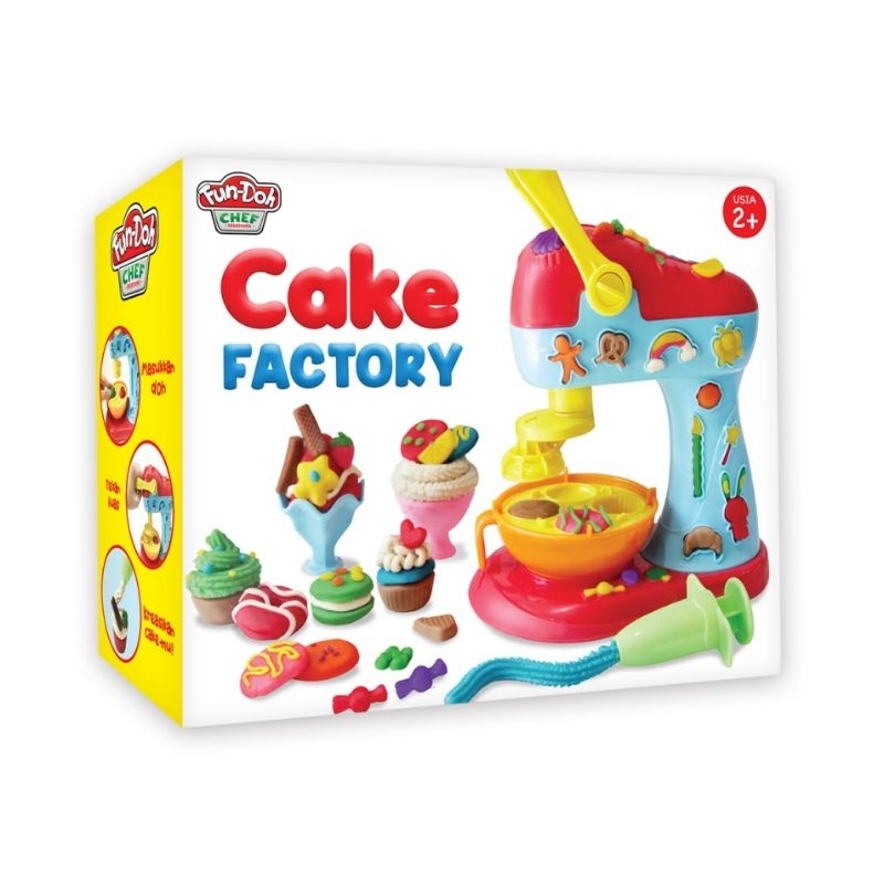 FUN DOH CAKE FACTORY / MAINAN EDUKASI ANAK