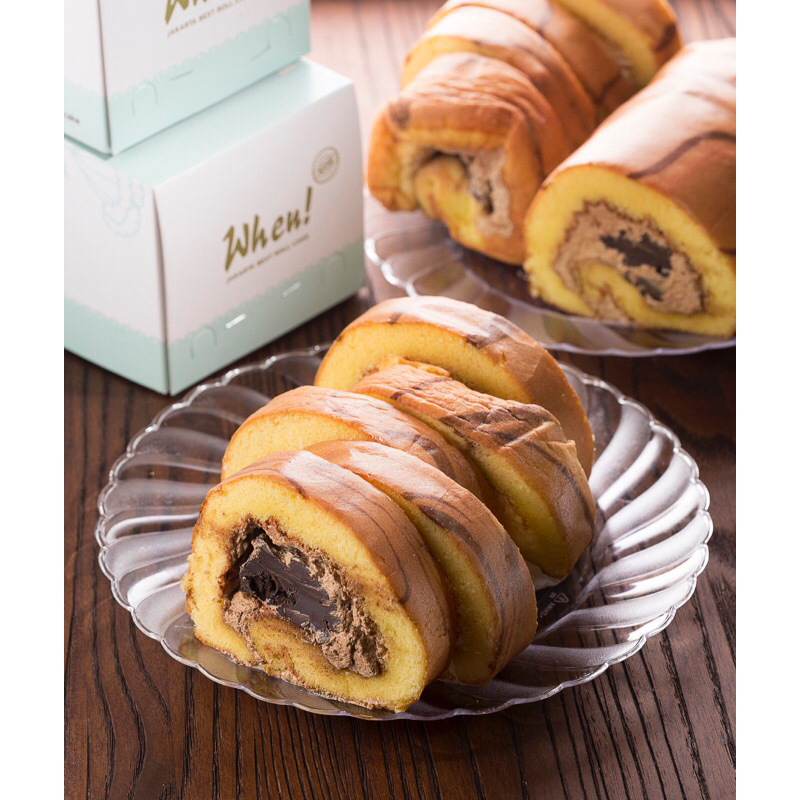 

Bolu Gulung Medan WhenCake Rasa Coklat (Panjang)