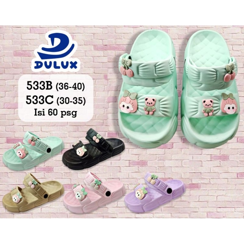 sandal wanita dewasa, sandal DULUX 533B uk 36-40