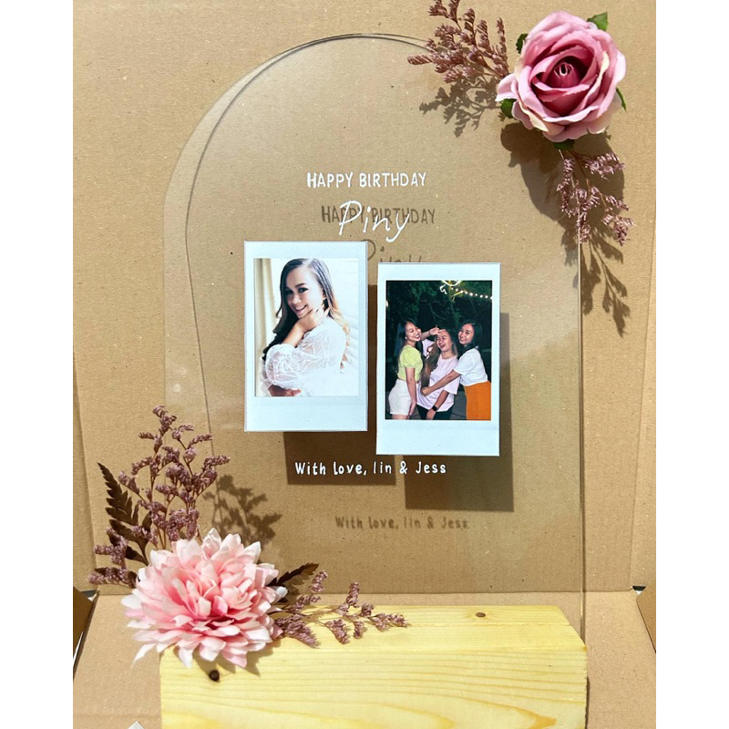 akrilik lamp / hampers / kado unik / kado ultah / hadiah / frame / giftbox / kado wisuda