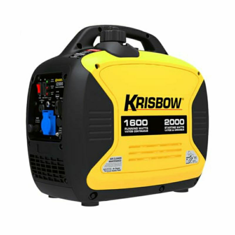 genset krisbow 2000 watt 1 Ph Krpi20 bensin , generator set krisbow