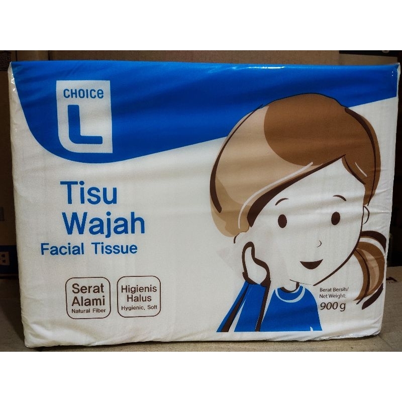 Tisu Wajah Choice L facial tissue 900 gram