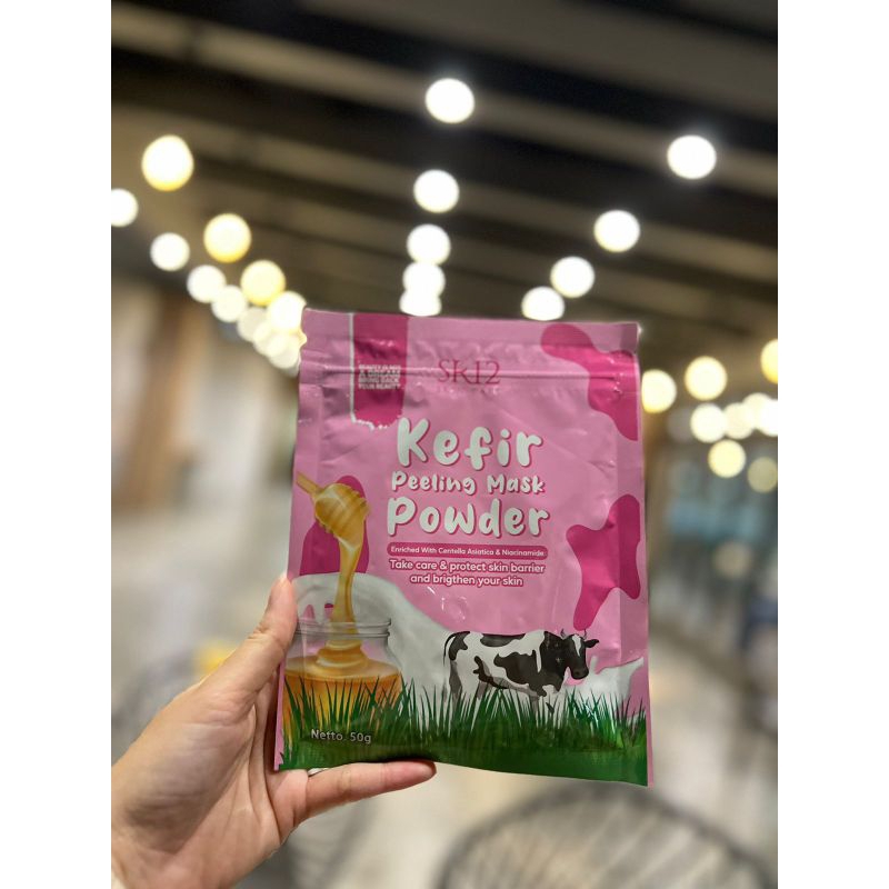 Kefir SR12/Masker Kefir/Kefir/Kefir Peeling Mask Powder SR12/Masker SR12/Masker Herbal/Maker BPOM/Ma