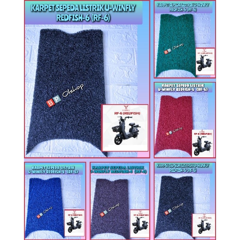 Karpet Sepeda Motor Listrik U-WINFLY RF6 u-winfly Redfish 6 Karpet Pijakan Kaki U-Winfly
