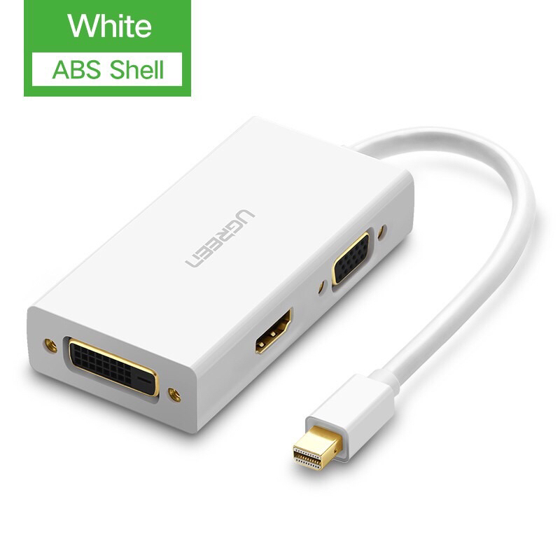 mini displayport to hdmi vga dvi 3 in 1 ugreen 20417