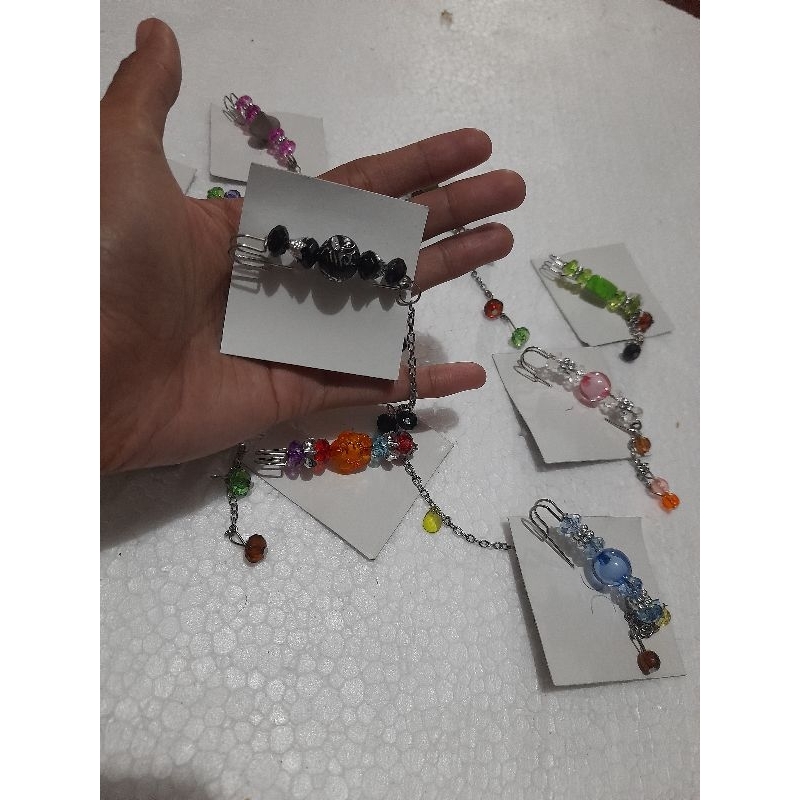 bros hijab peniti manik manik warna isi 10bj