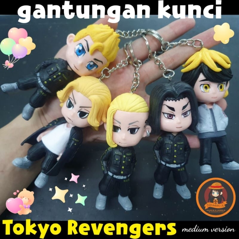 gantungan kunci figure anime tokyo Revengers uk medium