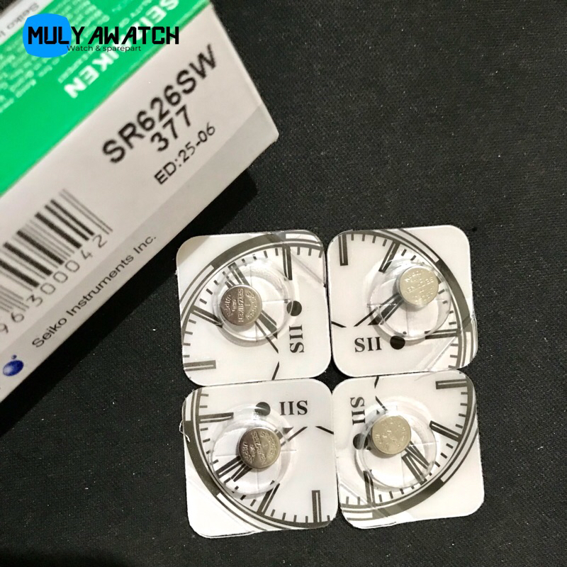 Baterai Original SEIZAIKEN Seiko SR626SW SR 626 SW Batre 377 ori