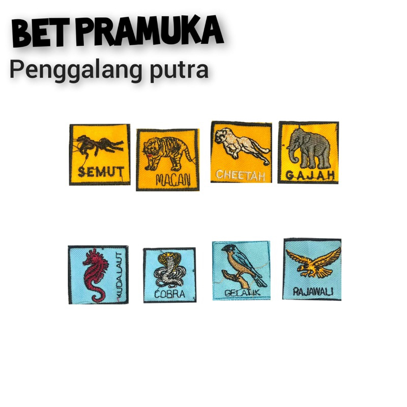 BET REGU PRAMUKA PENGGALANG PUTRA