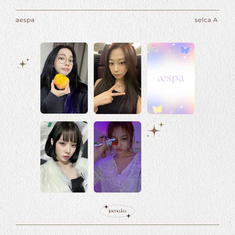[AESPA] PHOTOCARD SELCA #8 AESPA UNOFFICIAL