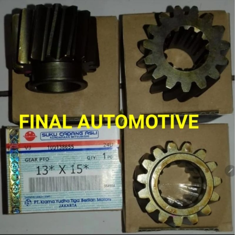 gear pto gigi pto canter ps125 ps 125 long 13x15t