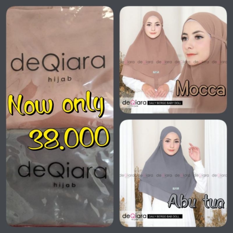siap kirim. Deqiara Hijab premium daily bergo