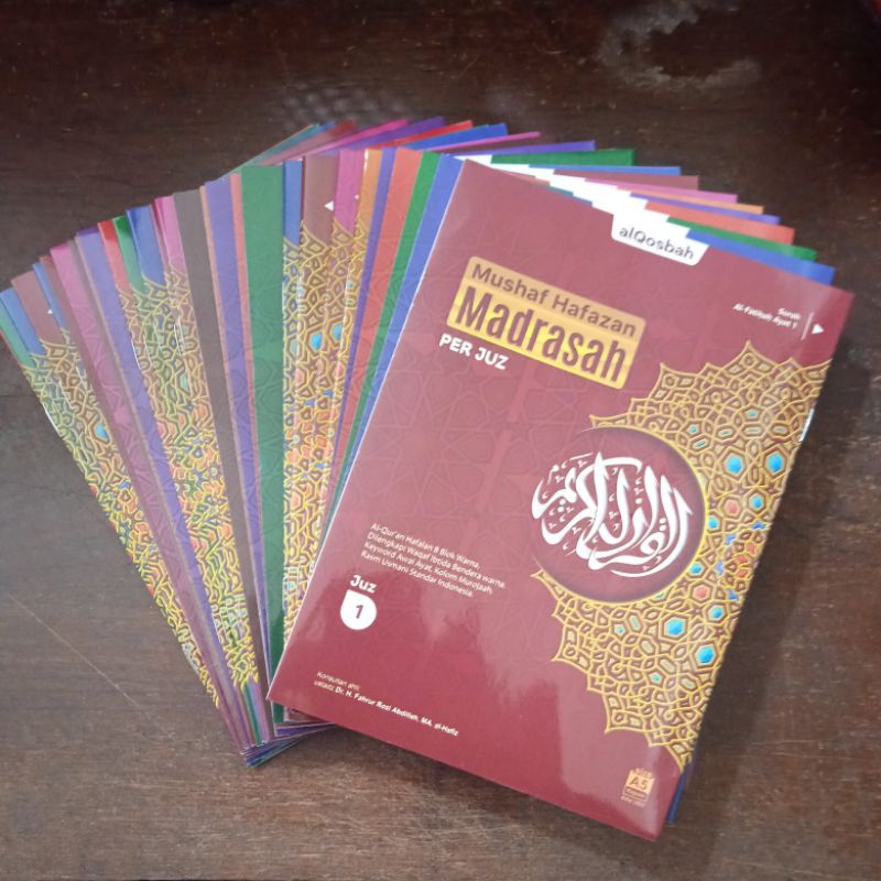 Al-Qur'an Per Juz Mushaf Hafazan Madrasah Per Juz