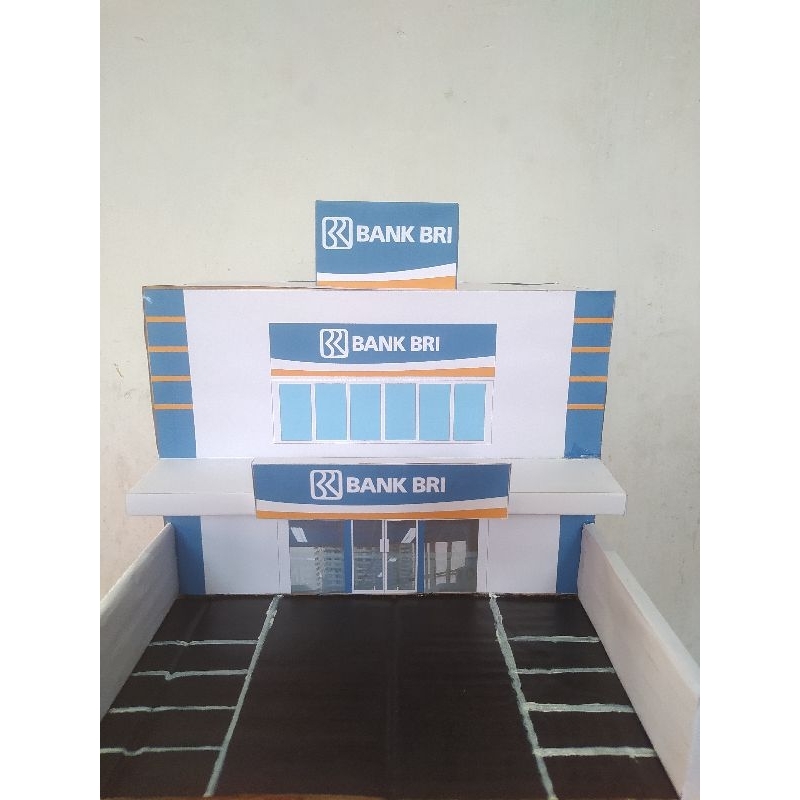 Miniatur Diorama Bank BRI