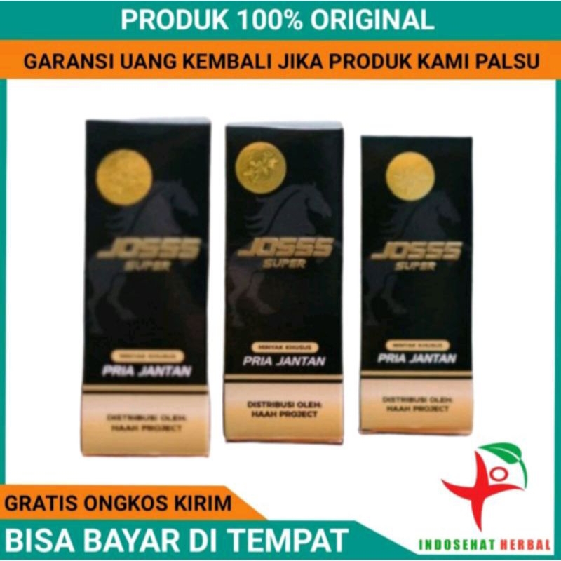 JOSS SUPER PH ASLI 100% ORIGINAL OBAT OLES PEMBESAR ALAT VITAL KELAMIN PRIA ORI SUPLEMEN PENAMBAH ST