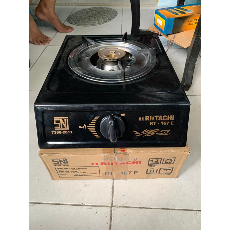 Kompor 1 tungku RLitachi RT 167 E Kompor Satu Tungku RLitachi