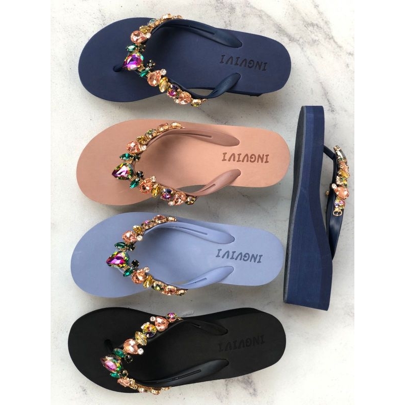 Ingvivi Wedges Warna 5cm  160-8 Jepit Wanita / wedges 7cm 908-8