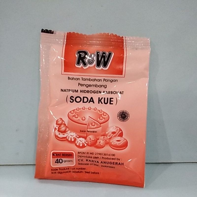 

R&W SODA KUE/PENGEMBANG KUE 40 GR(ORANGE)