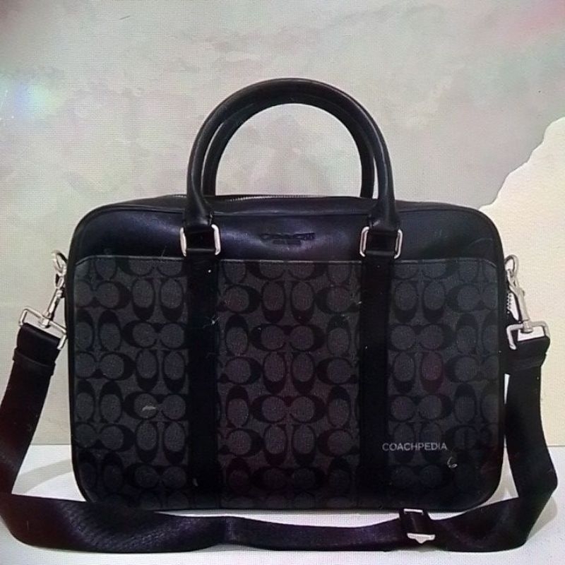 coach slim Perry briefcase